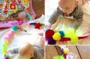 Kuinka tehdä leluja omilla käsillä lapsen hienomotoriikojen kehittämiseksi Pelit lankoilla hienomotoristen taitojen kehittämiseen