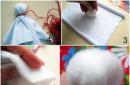 Kuinka tehdä variksenpelätin Maslenitsalle - ideoita ja menetelmiä variksenpelätin tekemiseen omin käsin DIY-käsitöitä Maslenitsalle pomponeista